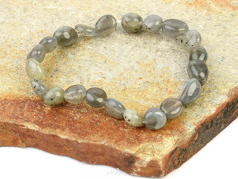 Labradorite pebble bracelet