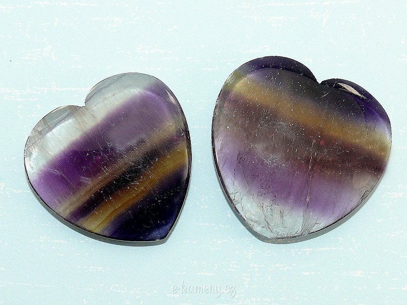 Fluorite in shape of heart