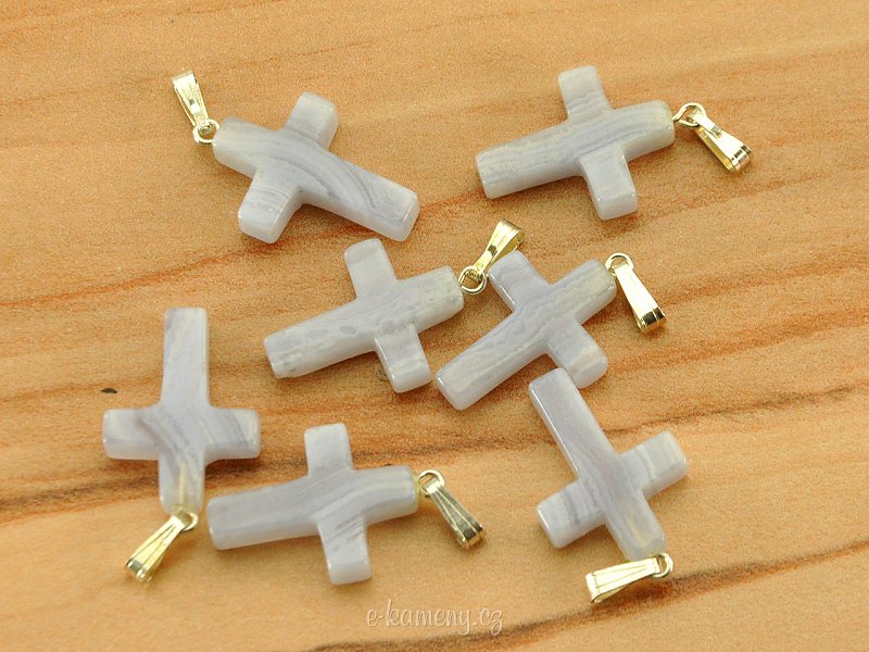 Crosses of chalcedony Ag