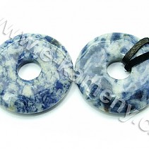 Sodalite donut-shaped 3 cm