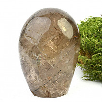Standing smoky stone with inclusions (209g)