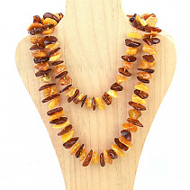 Necklace amber stones (90cm)