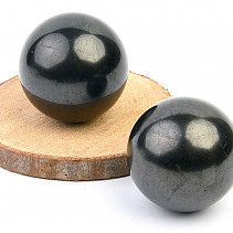 Polished shungite ball from Russia