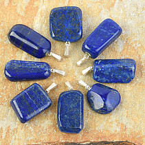 Lapis Lazuli irregular shaped cabochon Ag