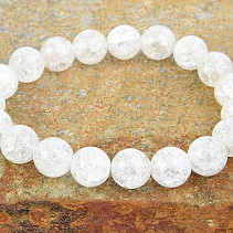 Bracelet pearl beads 1 cm - Crystal