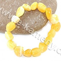 Calcite Bracelet - smoothed stones