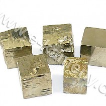 Cube of pyrite from Spain