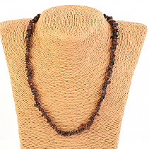 Necklace pieces of stone - mahogany obsidian