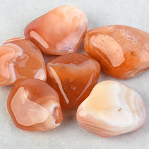 Orange agate from Brazil about 3 cm