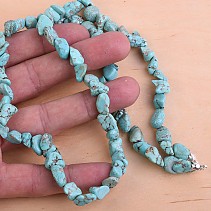 Tyrkenit necklace tromlíky 60 cm