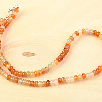 Carnelian necklace 50 cm