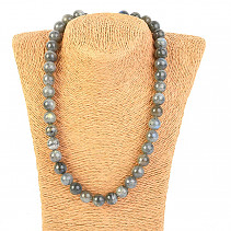 Ballpoint Labradorite necklace 12mm