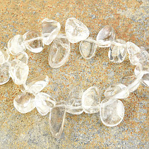 Bracelet crystal smooth stones uni