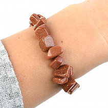 Bracelet avanturine synthetic larger pieces