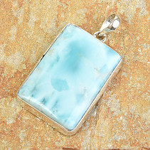 Pendant with larimar Ag 925/1000 42mm