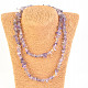 Long necklace with stones - Ametrine