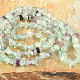Long necklace pieces of stone - bigger Fluorite