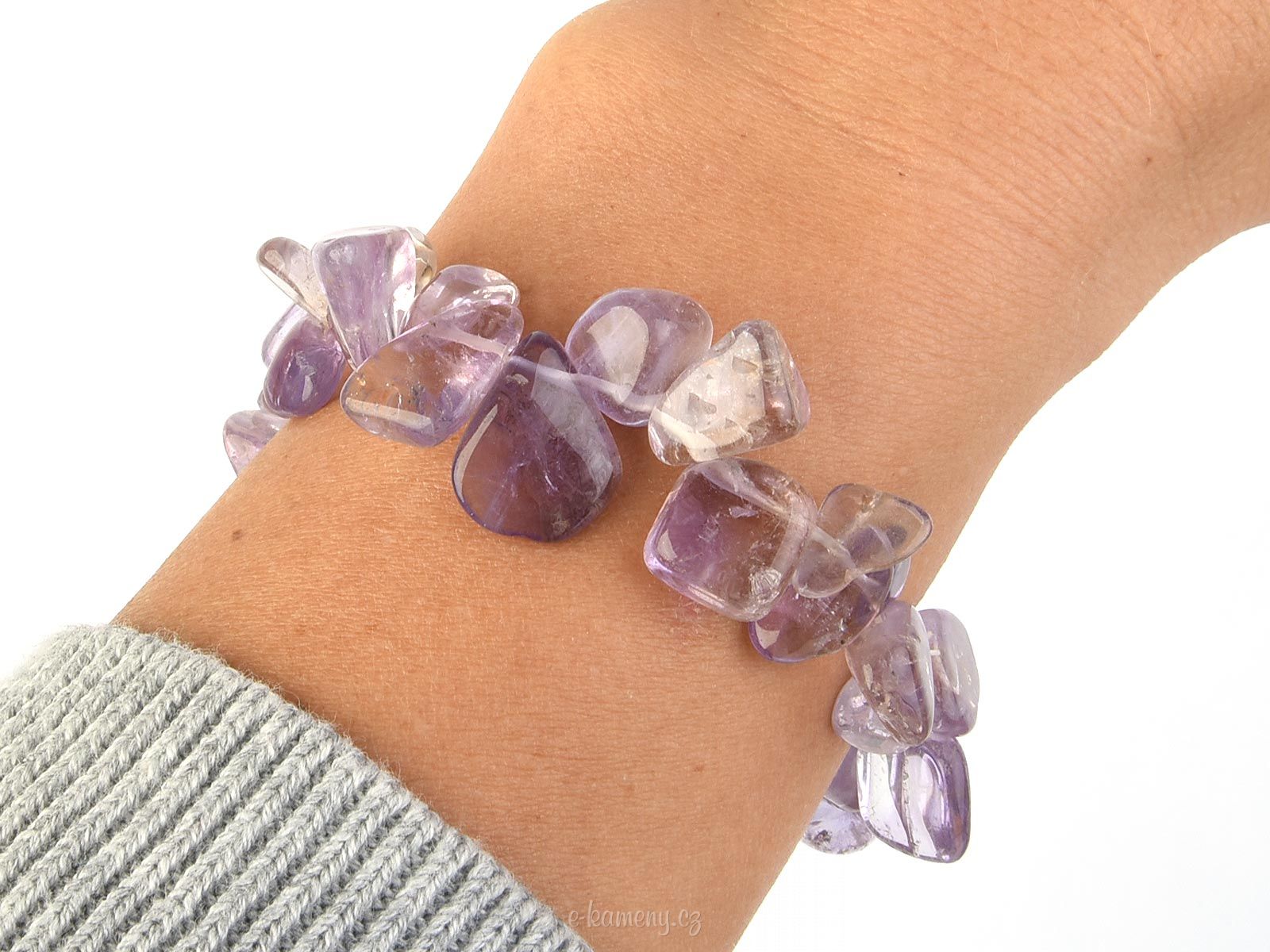 Natural Gemstone Faceted Round Beaded Elastic Bracelet 2mm 3mm 4mm 7.5 –  CRC Beads