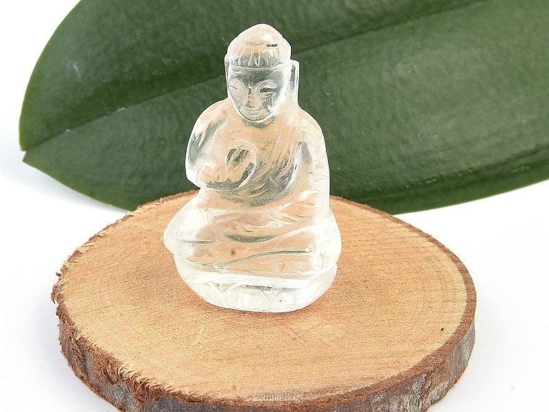 Křišťálový buddha figurka (4cm)