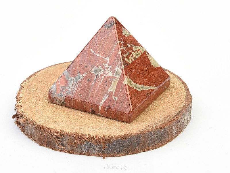 Pyramida jaspis brekcie (3,5cm)