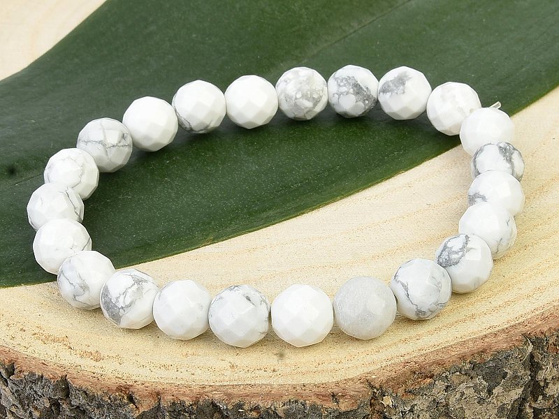 Magnesium bracelet cut beads (0.8cm)