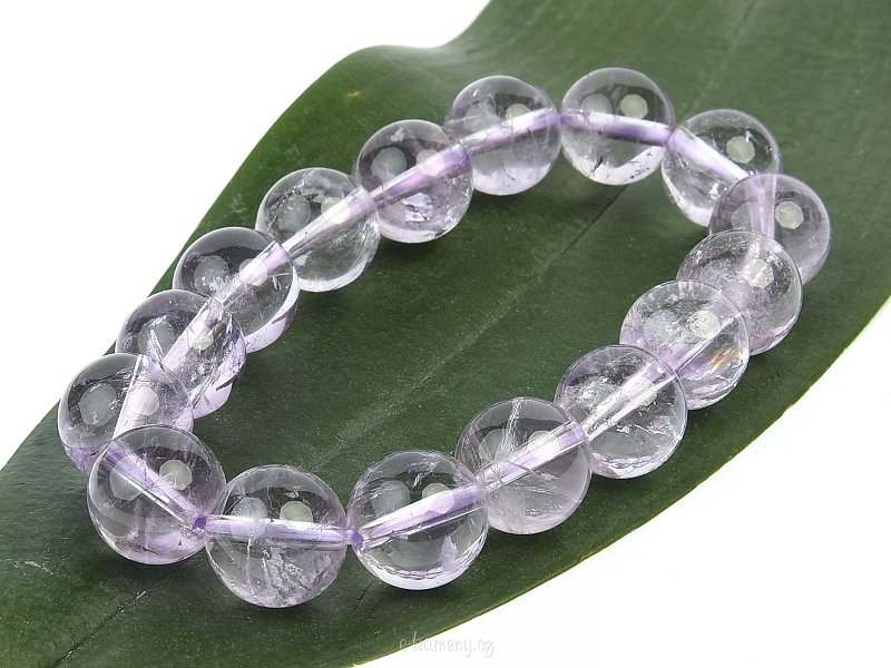 Amethyst bead bracelet (1.2cm)