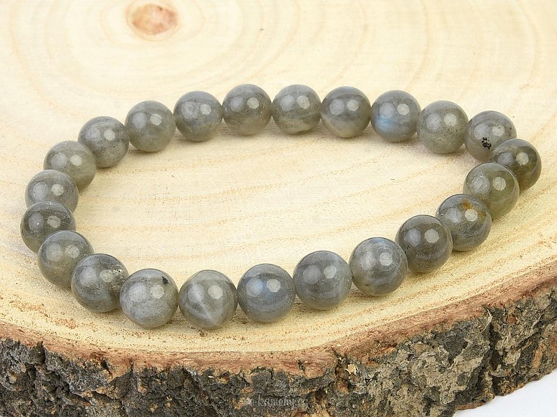 Labradorite Beads Bracelet (0.8cm)