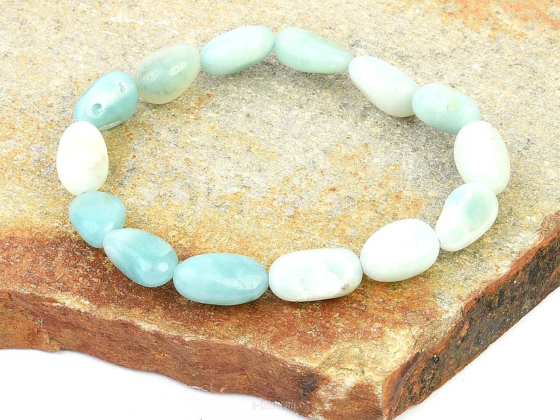 Amazonite pebble bracelet