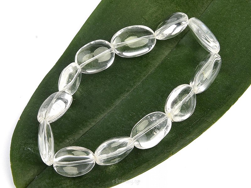 Oval crystal bracelet