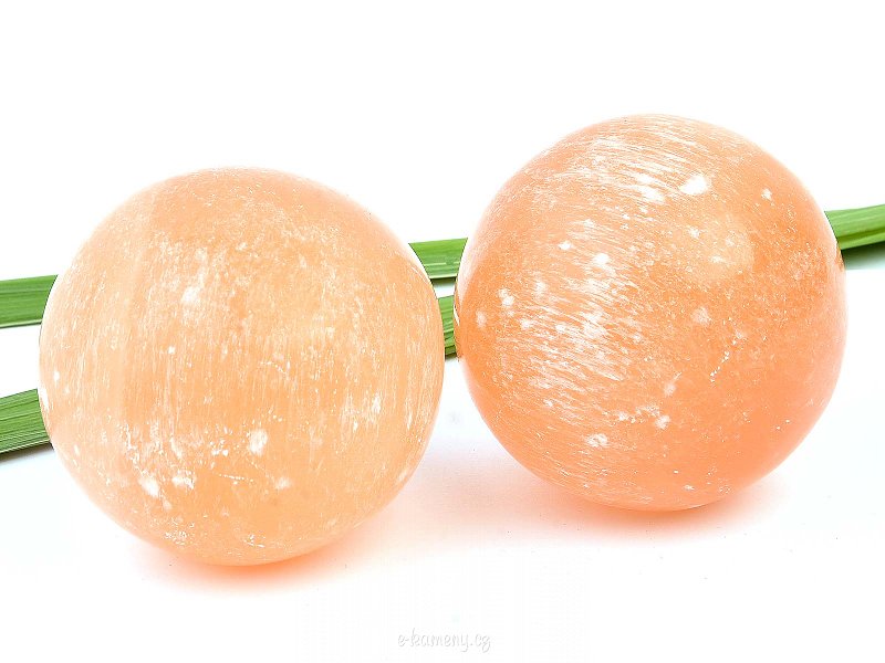 Selenite orange ball (6cm)