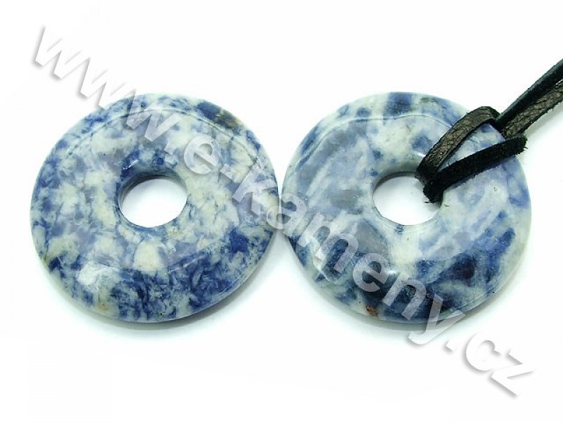 Sodalite donut-shaped 3 cm