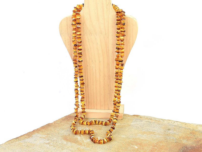 Long amber necklace (156cm)