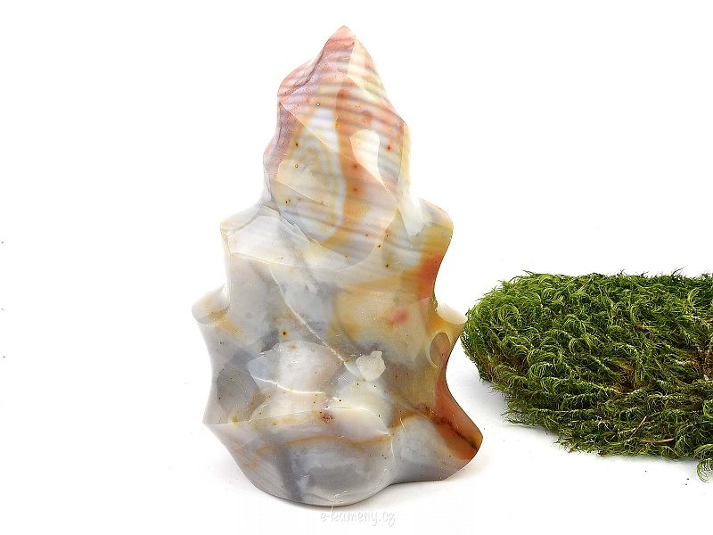 Standing stone jasper with agate (1105g)
