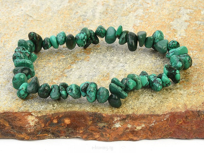 Polished turquoise chinese bracelet