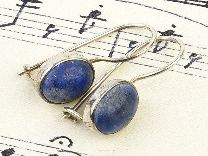 Silver earrings with sodalite Ag 925/1000