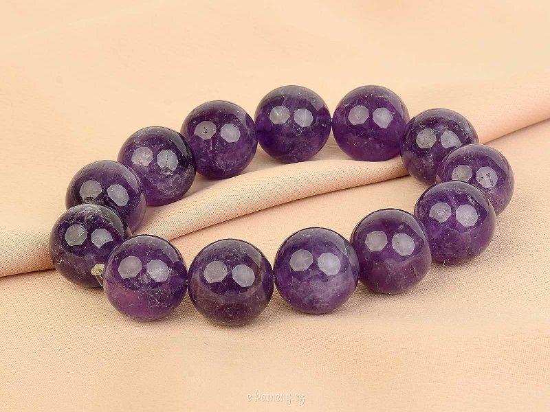 Larger Amethyst Beads Bracelet