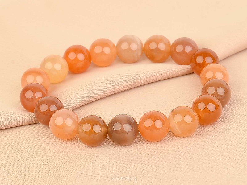 Agate apricot bracelet