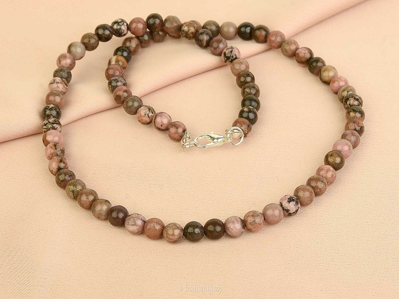 Rhodonite necklace 48cm