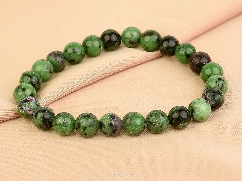 Original ruby bracelet in zoisite