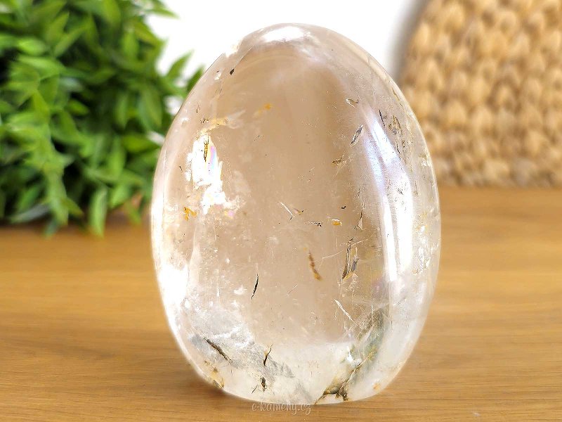 Crystal with inclusions smooth stone 450g
