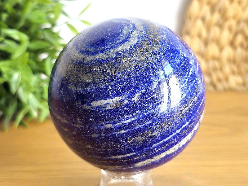 Ball of lapis lazuli stone 998g