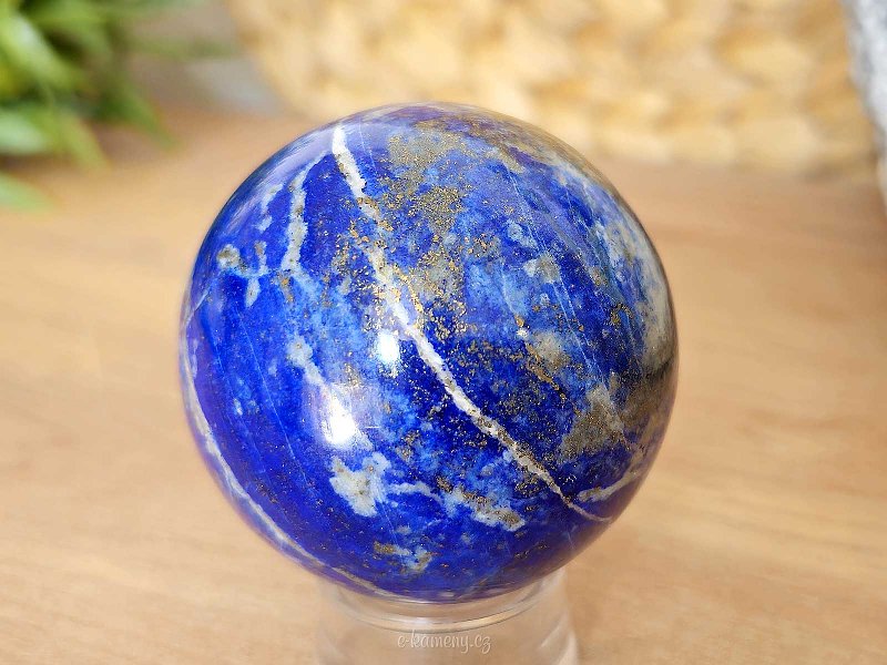 Lapis lazuli stone in the shape of a ball 248 grams