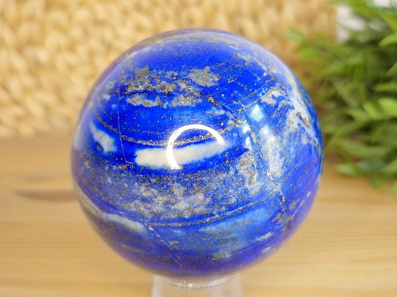 Lapis lazuli stone in the shape of a ball 756 grams