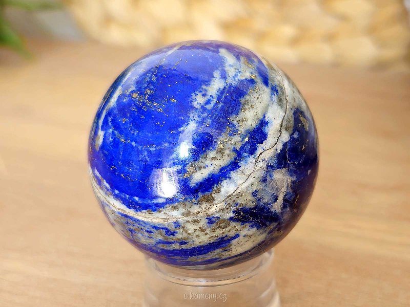 Lapis lazuli stone in the shape of a ball 174 grams