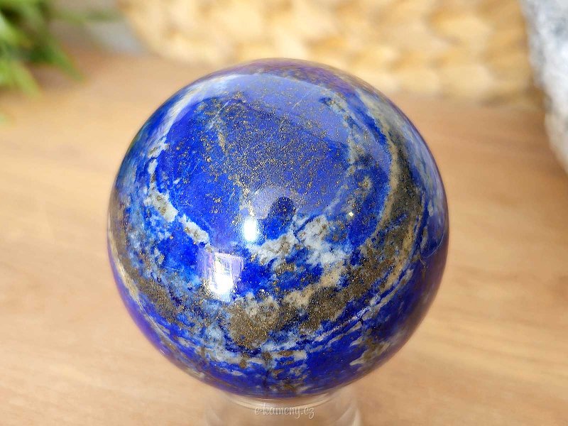 Lapis lazuli stone in the shape of a sphere 354 grams