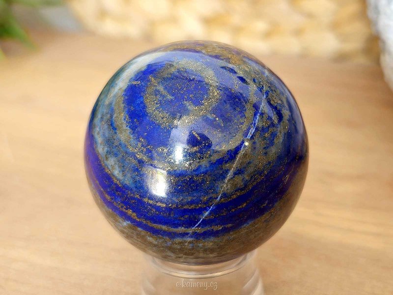 Lapis lazuli stone in the shape of a ball 232 grams