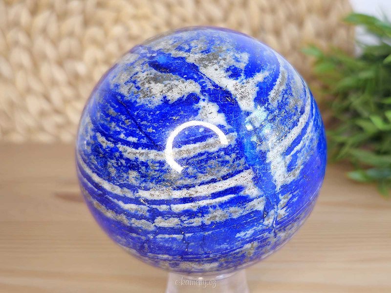 Lapis lazuli stone in the shape of a ball 1036 grams