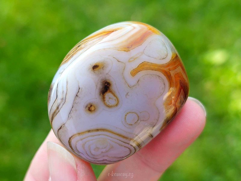 Smooth stone sardonyx agate 50 grams