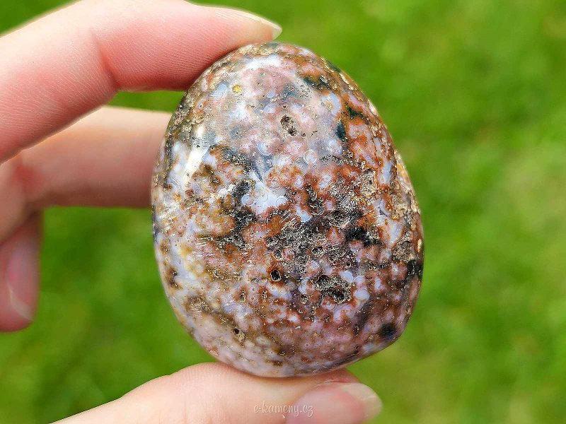 Jasper ocean smooth stone 77 grams