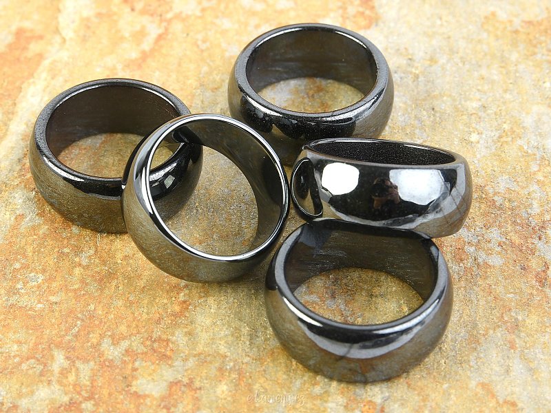 Hematite-shaped Ring